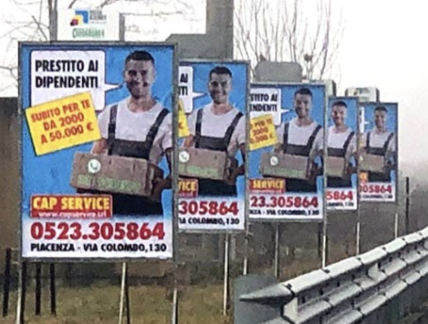 cartelli pubblicitari